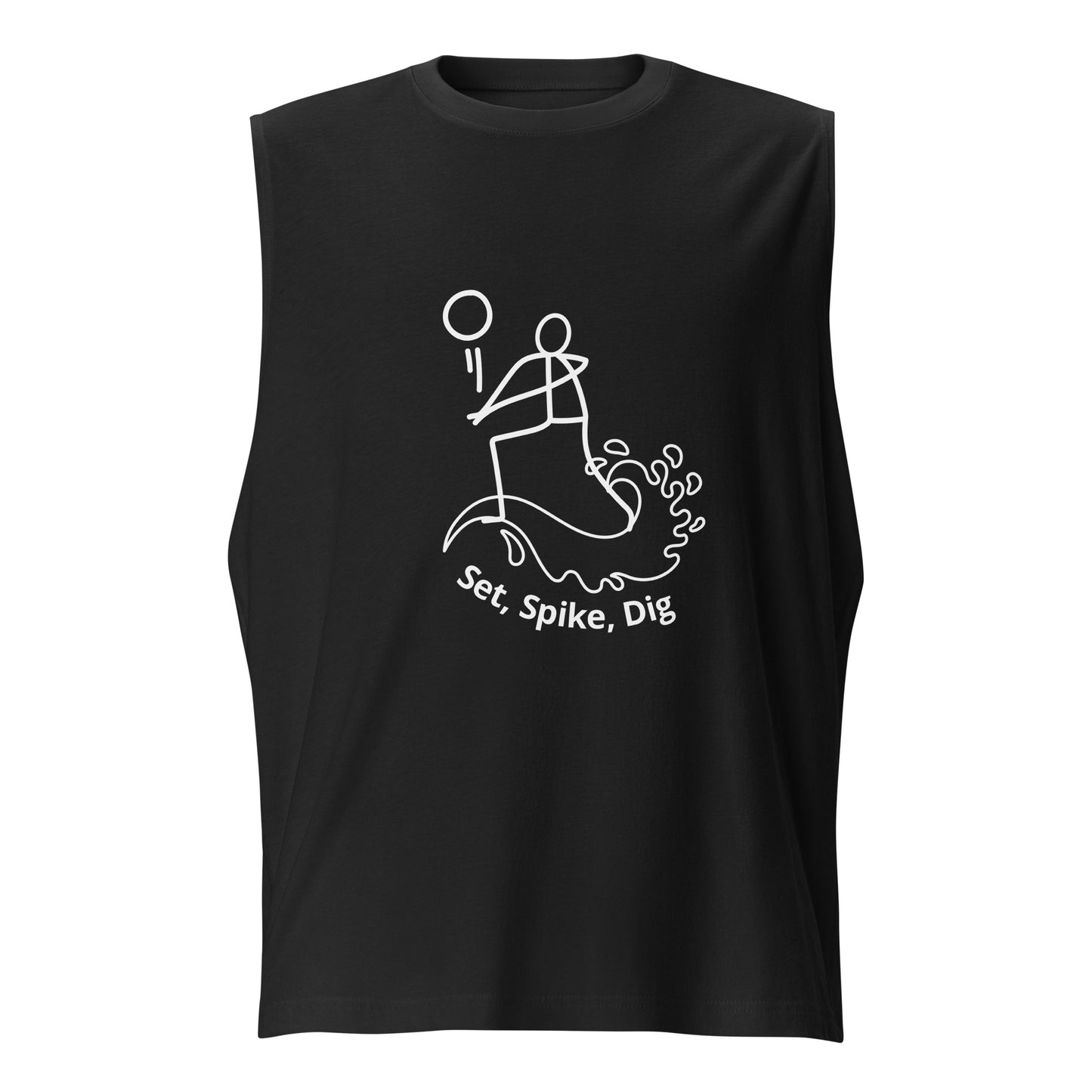 Beach Volleyball Adult Muscle Shirt