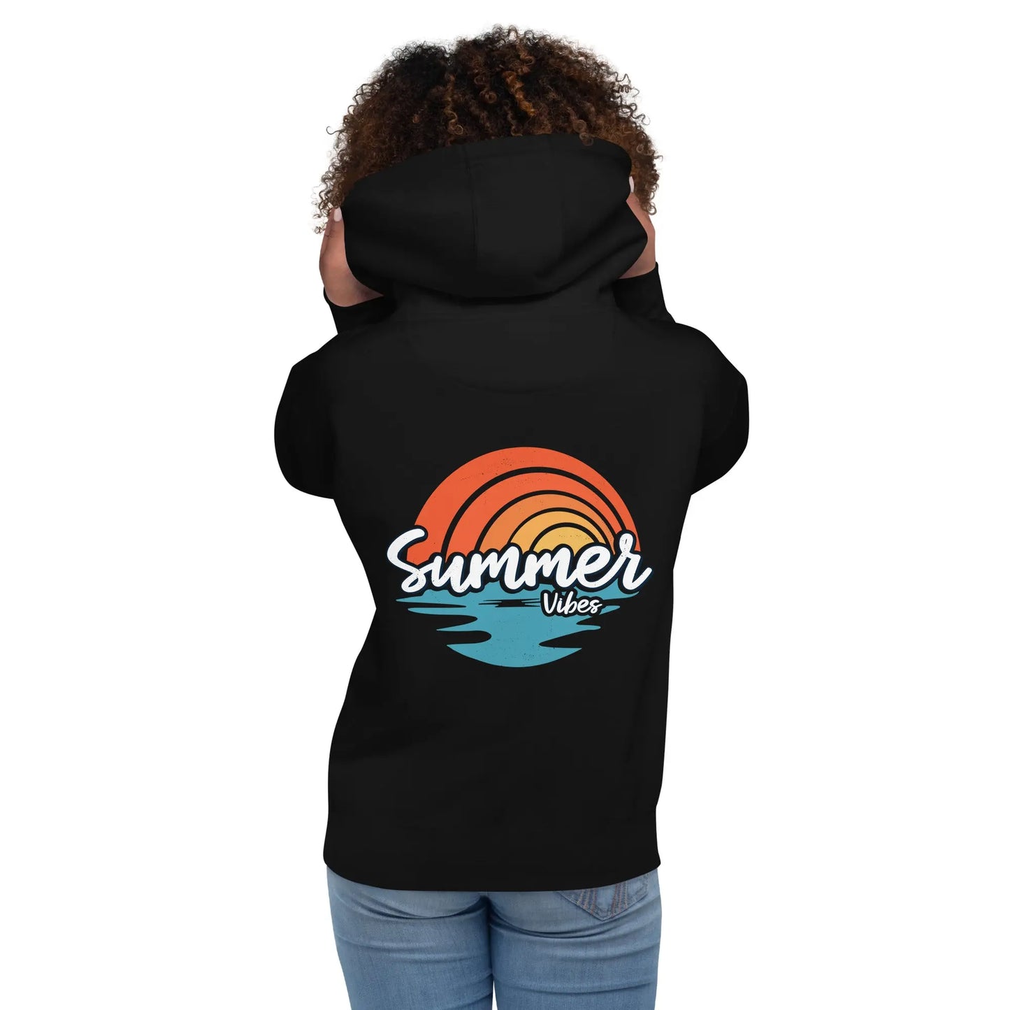 Summer Vibes with Coastal Journeyz Adult Unisex Hoodie Coastal Journeyz