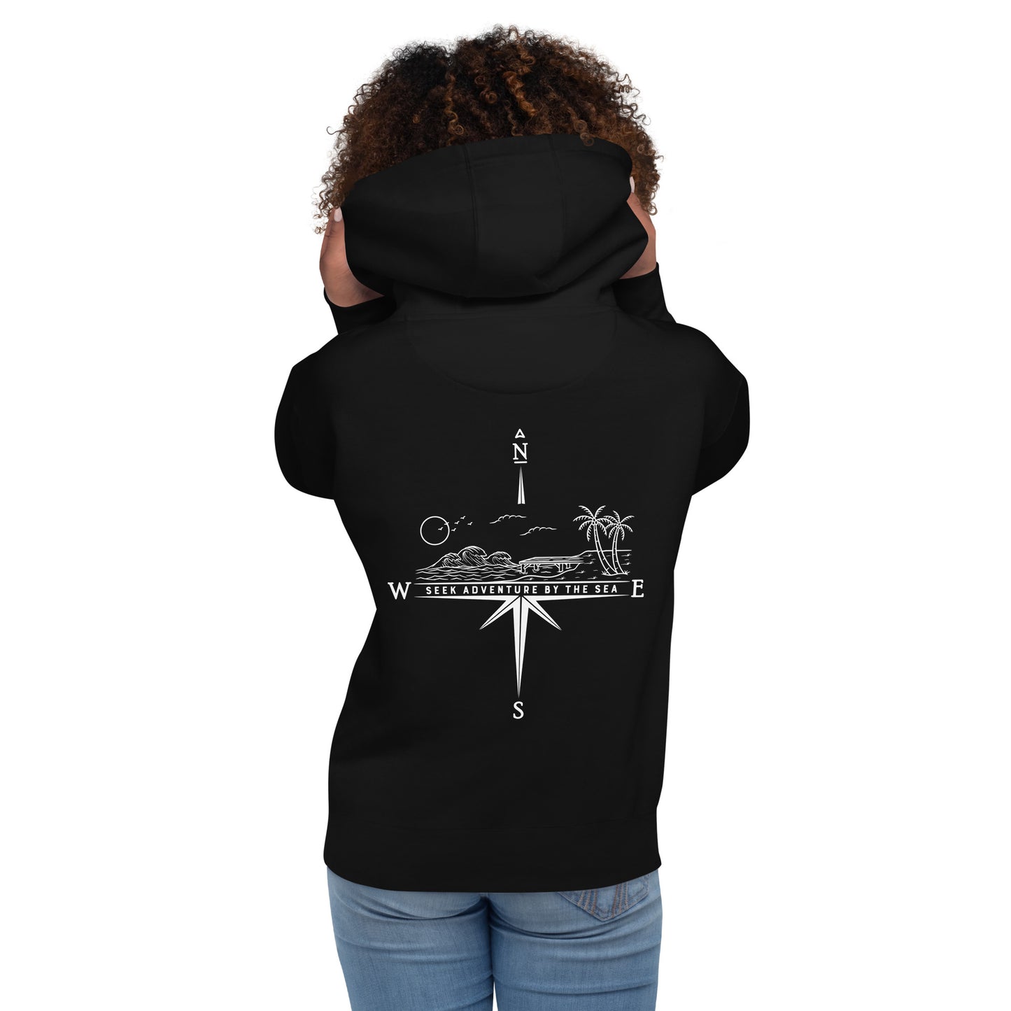 Seek Your Adventure with Coastal Journeyz Adult Hoodie