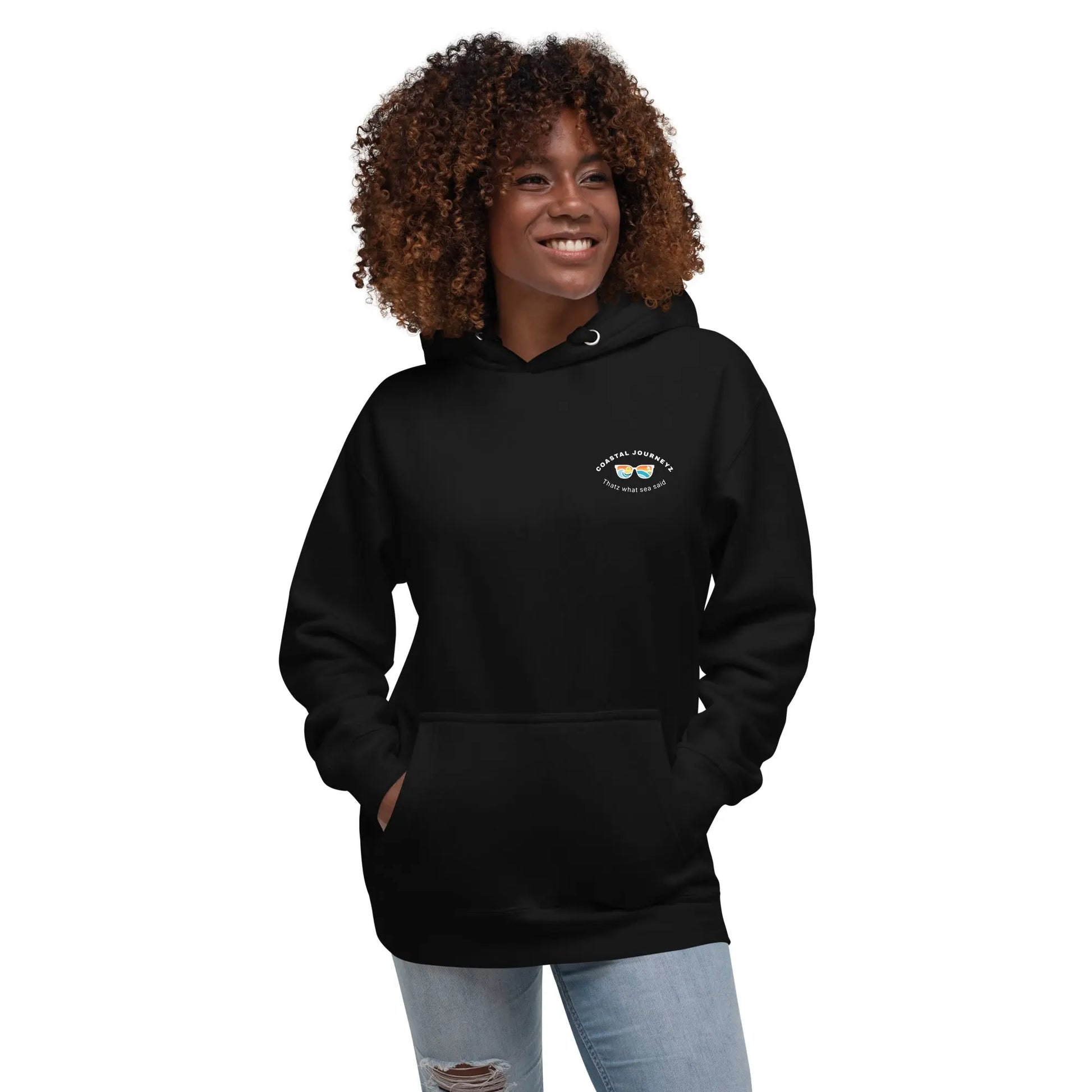 Summer Vibes with Coastal Journeyz Adult Unisex Hoodie Coastal Journeyz