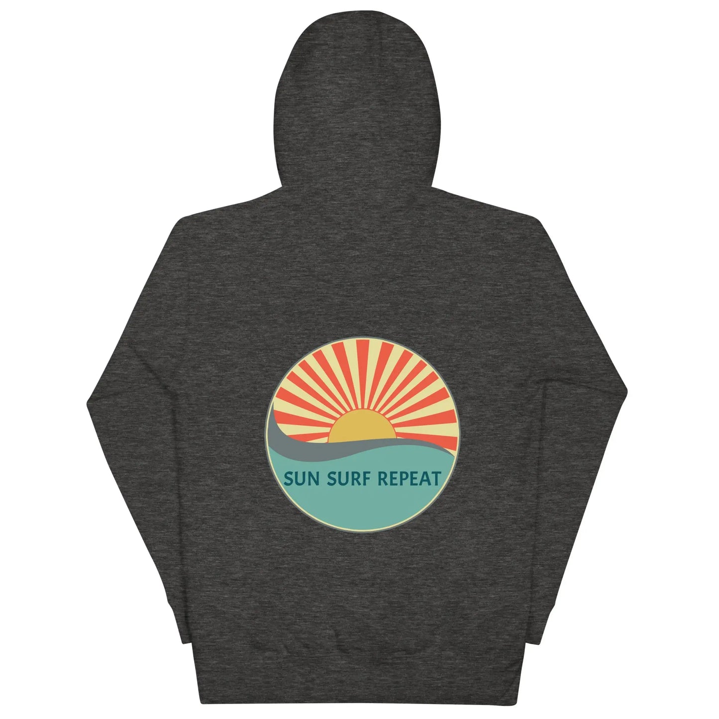 Sun Surf Repeat with Coastal Journeyz Adult Unisex Hoodie Coastal Journeyz