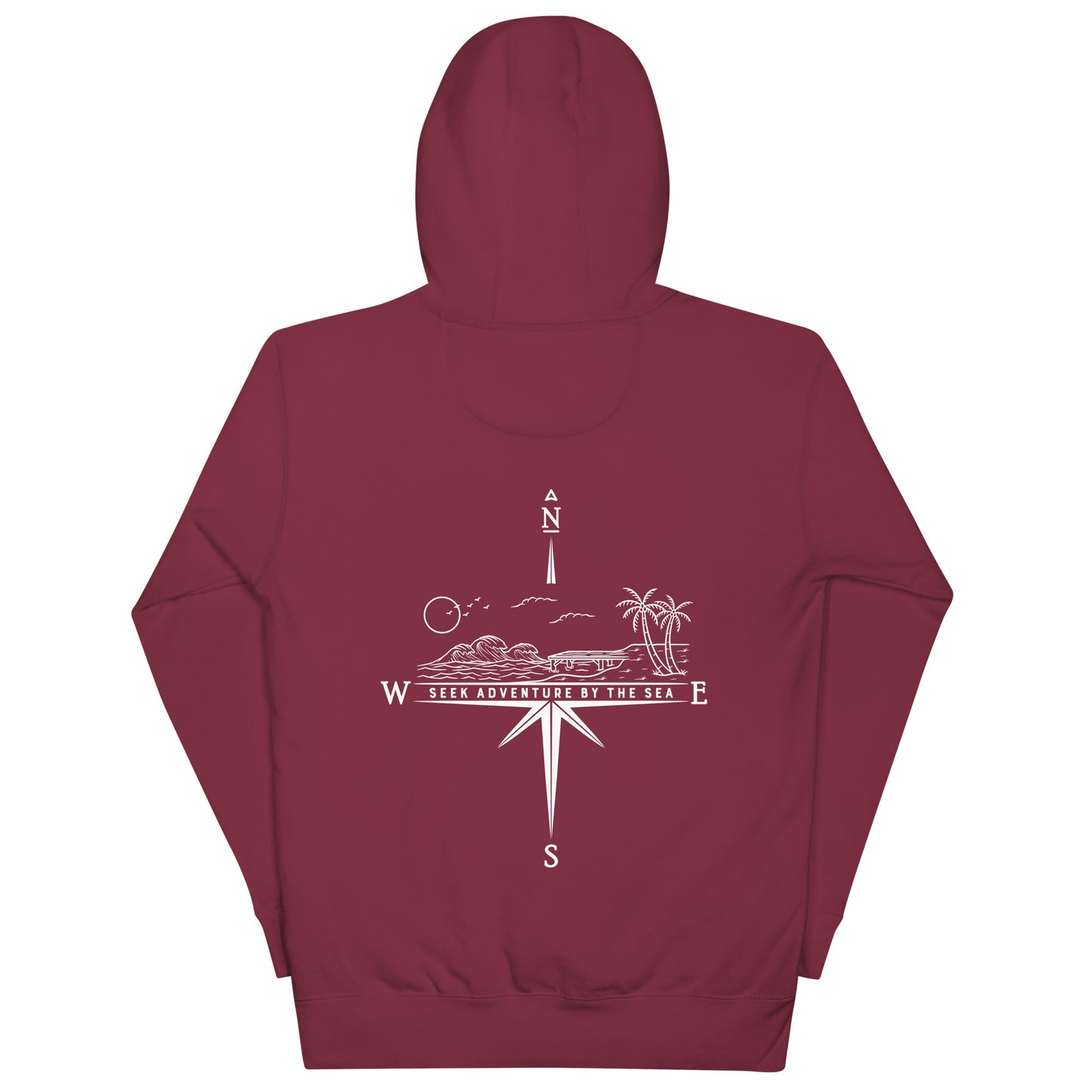 Seek Your Adventure with Coastal Journeyz Adult Hoodie