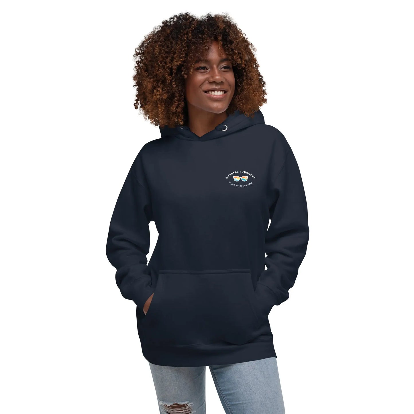 Sun Surf Repeat with Coastal Journeyz Adult Unisex Hoodie Coastal Journeyz