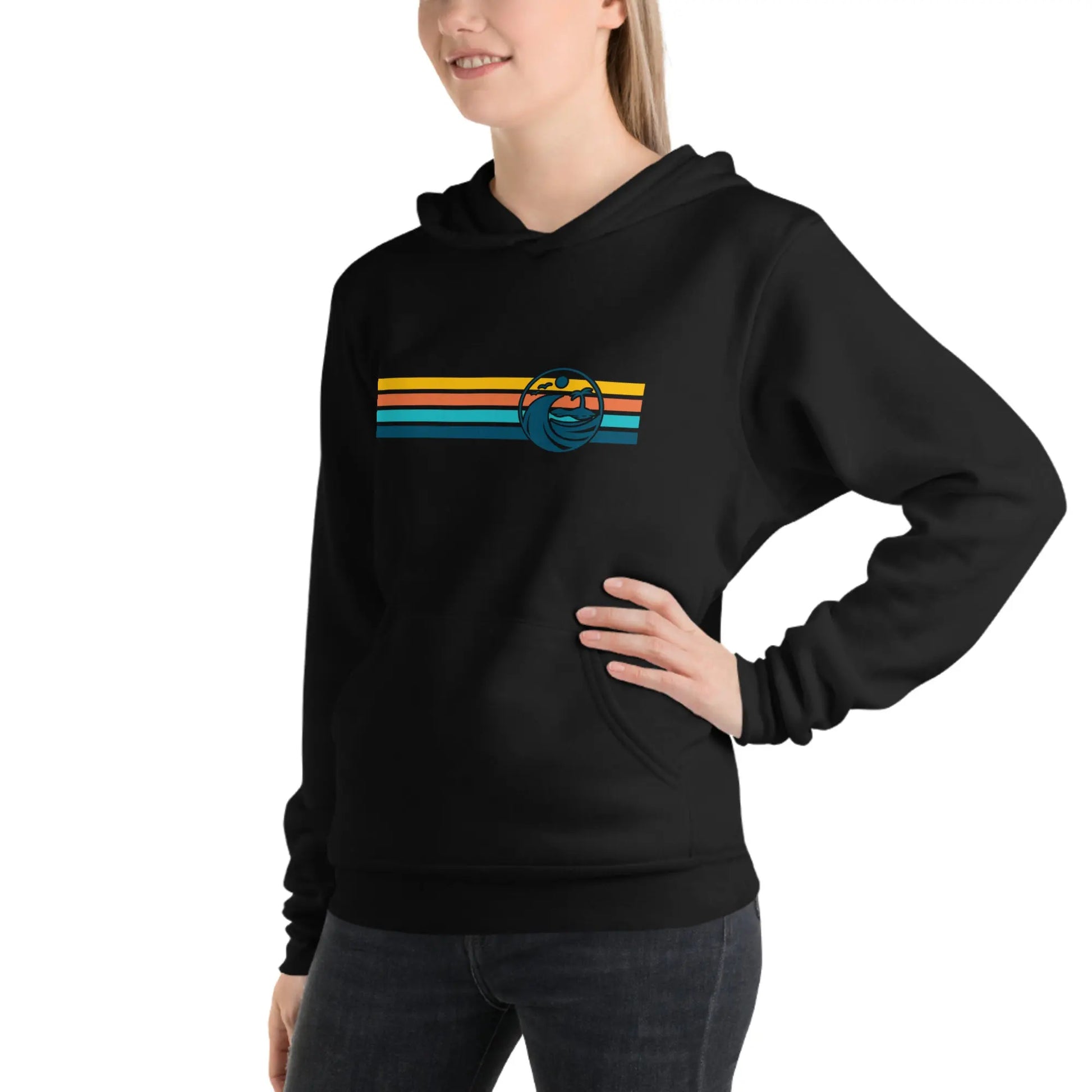 Retro Coastal Journeyz Beach Vibe Unisex Hoodie - Coastal Journeyz2689285_9221