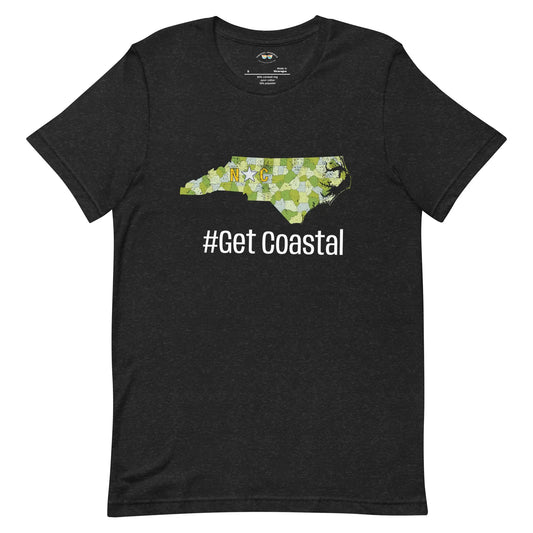 NC #Get Coastal with this Adult Unisex T-Shirt Coastal Journeyz