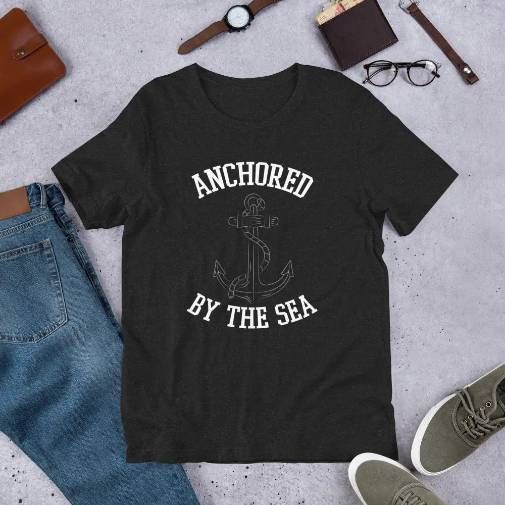 Anchored By The Sea with Coastal Journeyz Adult Unisex T-Shirt Coastal Journeyz