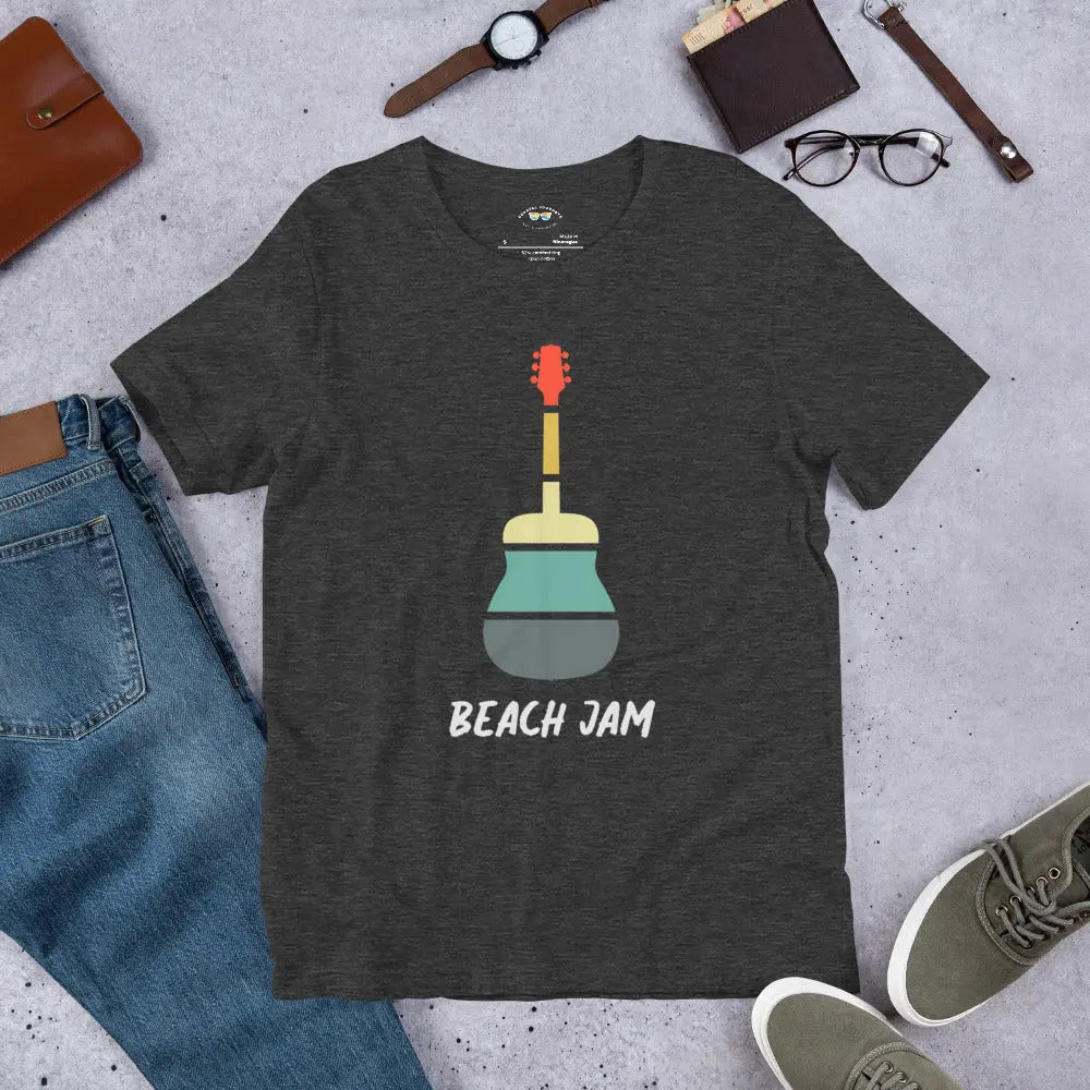 RETRO BEACH JAM with Coastal Journeyz Adult Unisex T-Shirt - Coastal Journeyz1097430_8460