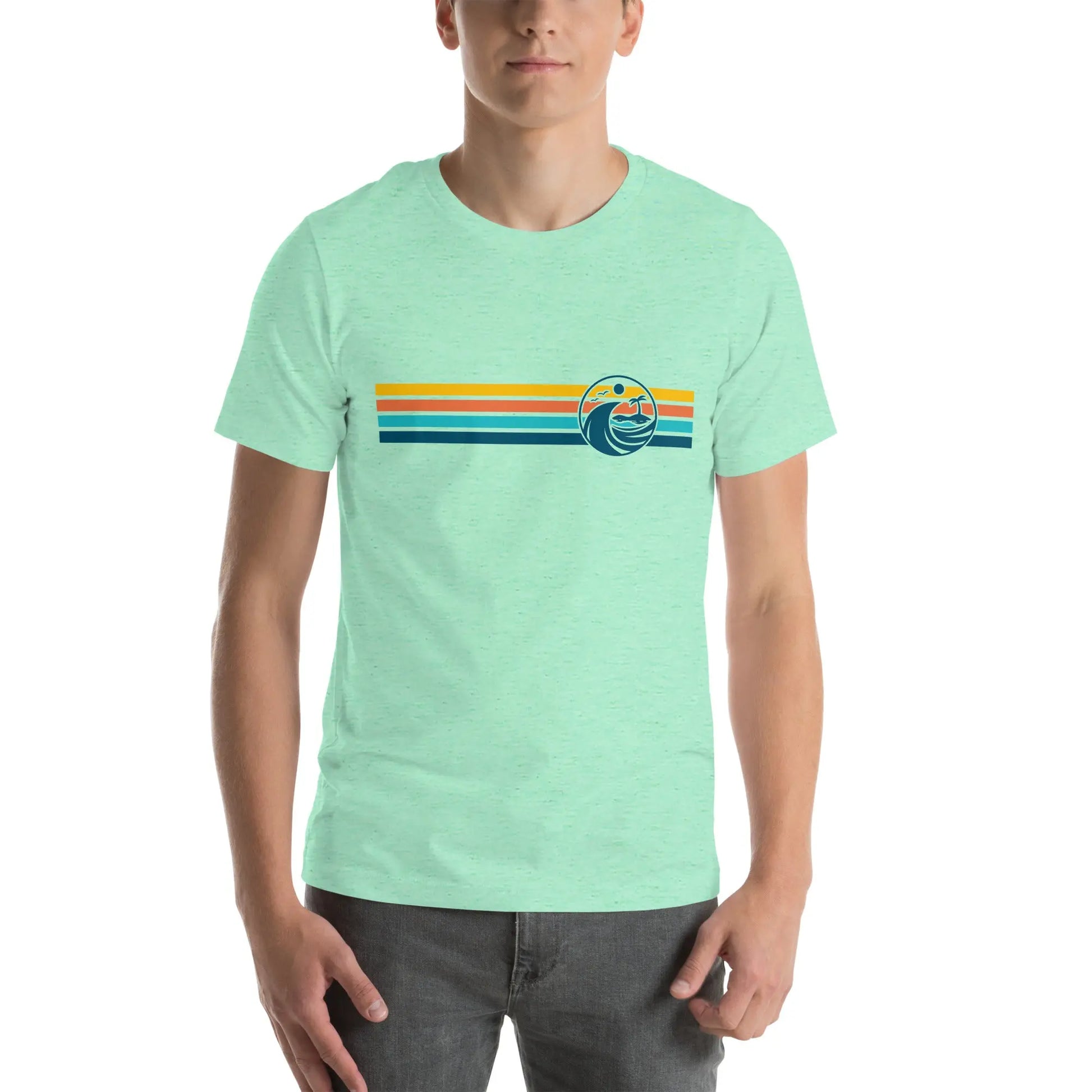 Retro Coastal Journeyz Beach Vibe Unisex Tshirt Coastal Journeyz