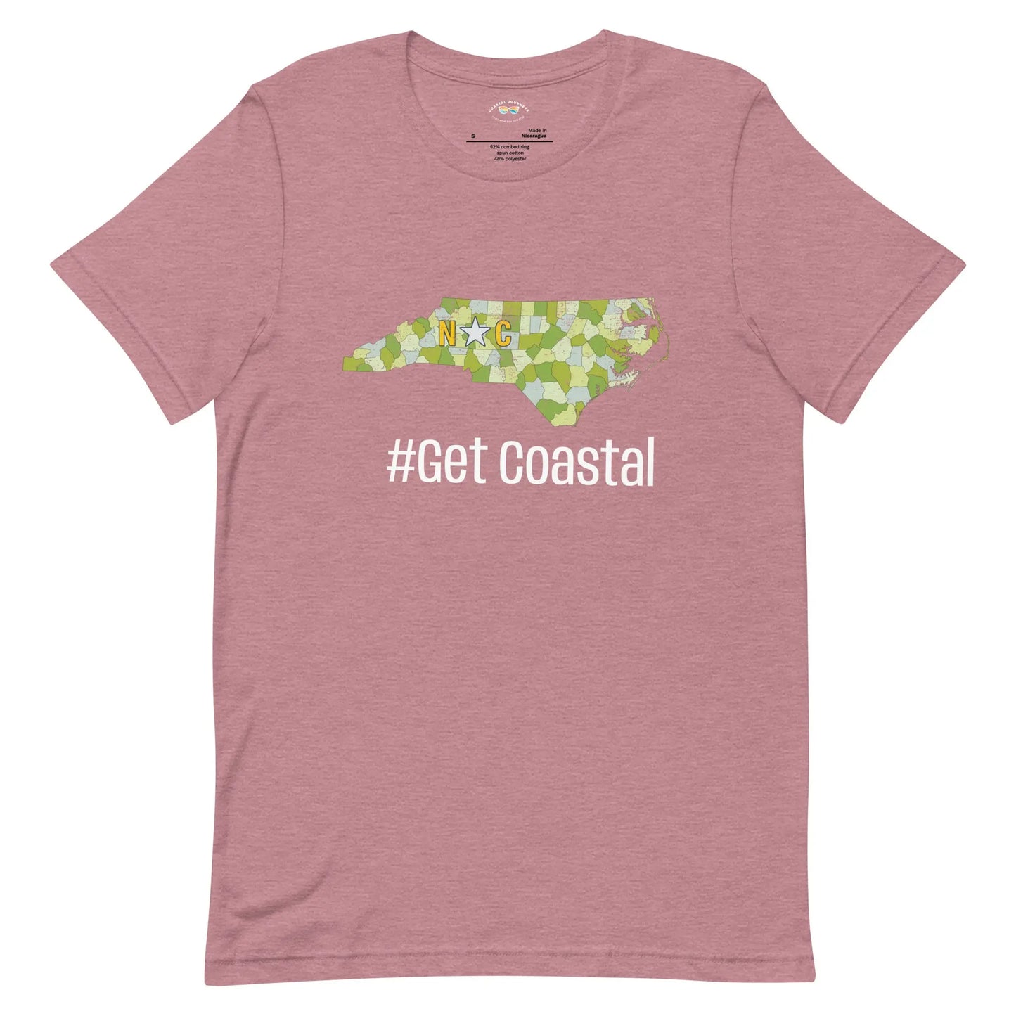 NC #Get Coastal with this Adult Unisex T-Shirt Coastal Journeyz