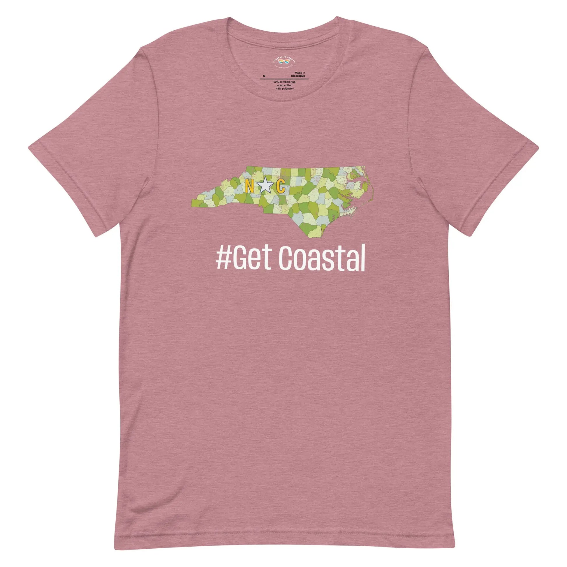 NC #Get Coastal with this Adult Unisex T-Shirt Coastal Journeyz