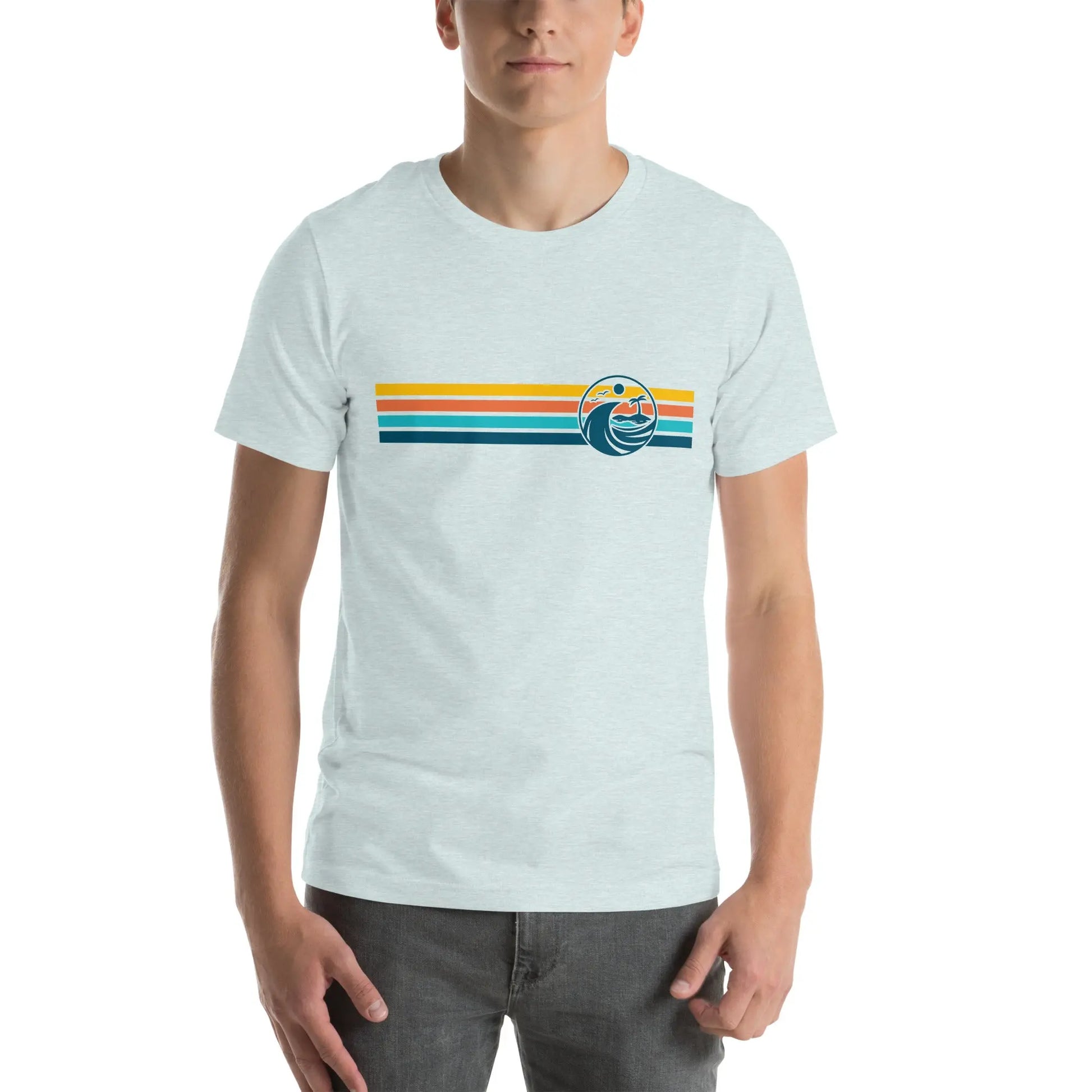 Retro Coastal Journeyz Beach Vibe Unisex Tshirt Coastal Journeyz