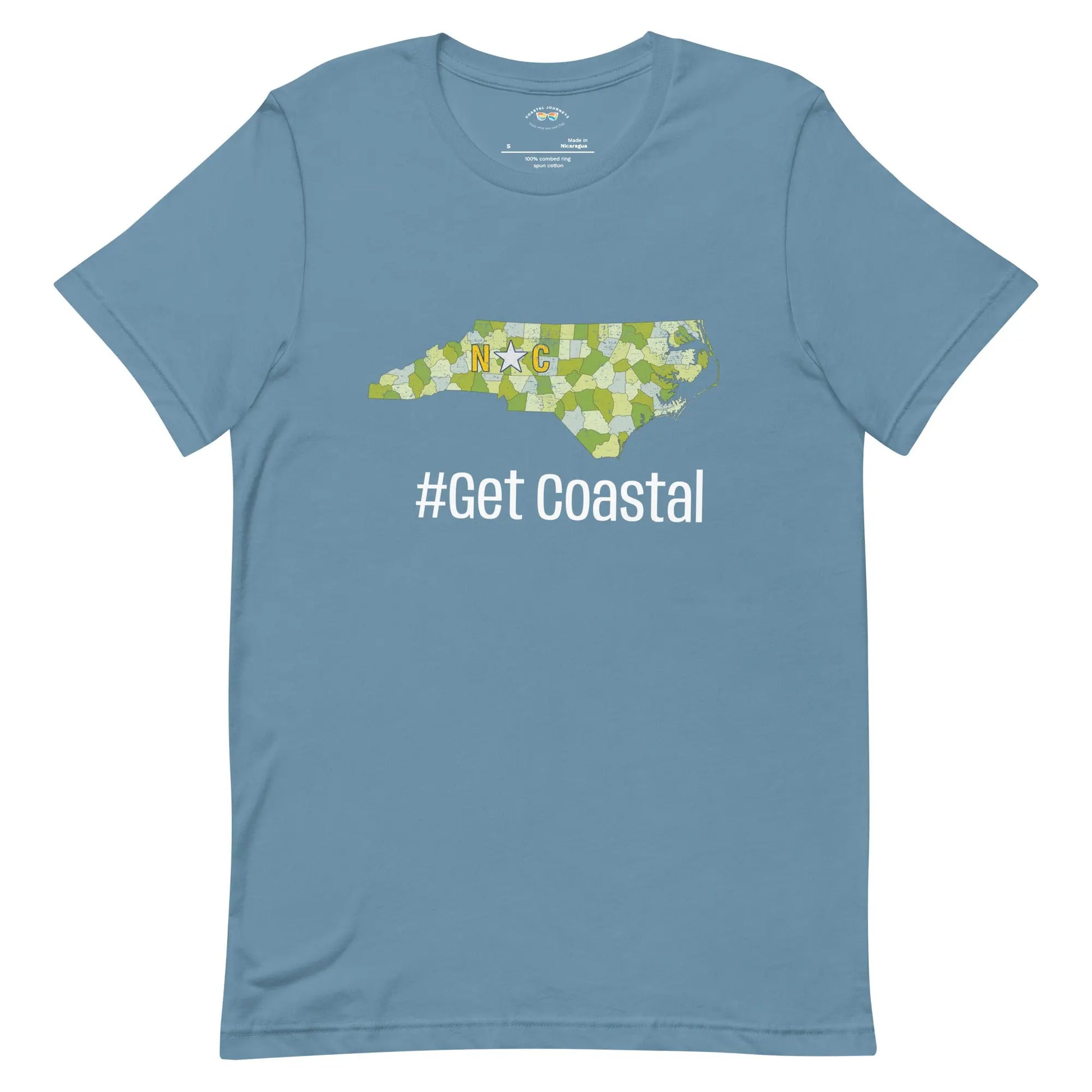 NC #Get Coastal with this Adult Unisex T-Shirt Coastal Journeyz