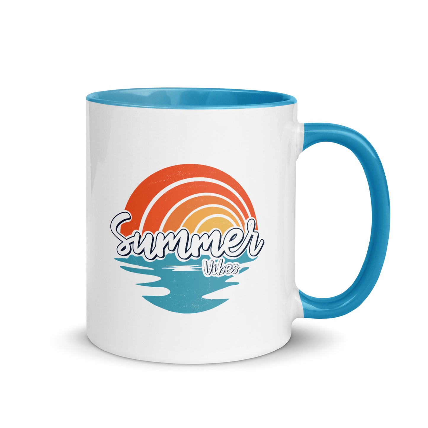 Summer Vibe Coastal Journeyz Mug with Color Inside