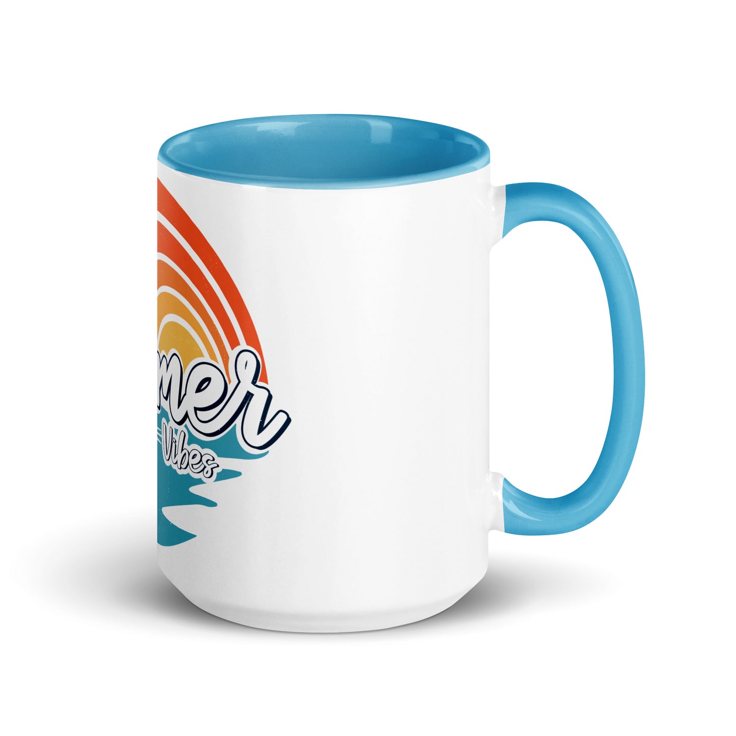 Summer Vibe Coastal Journeyz Mug with Color Inside