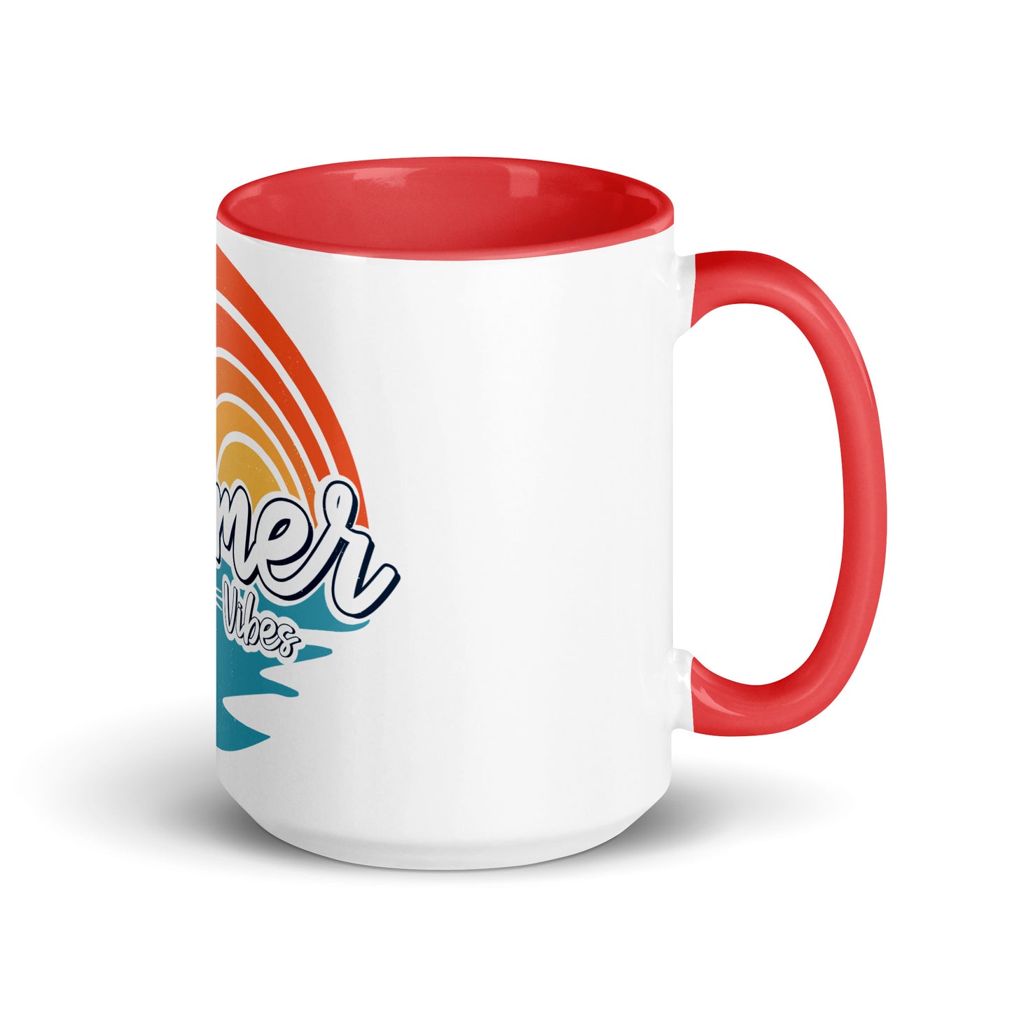 Summer Vibe Coastal Journeyz Mug with Color Inside