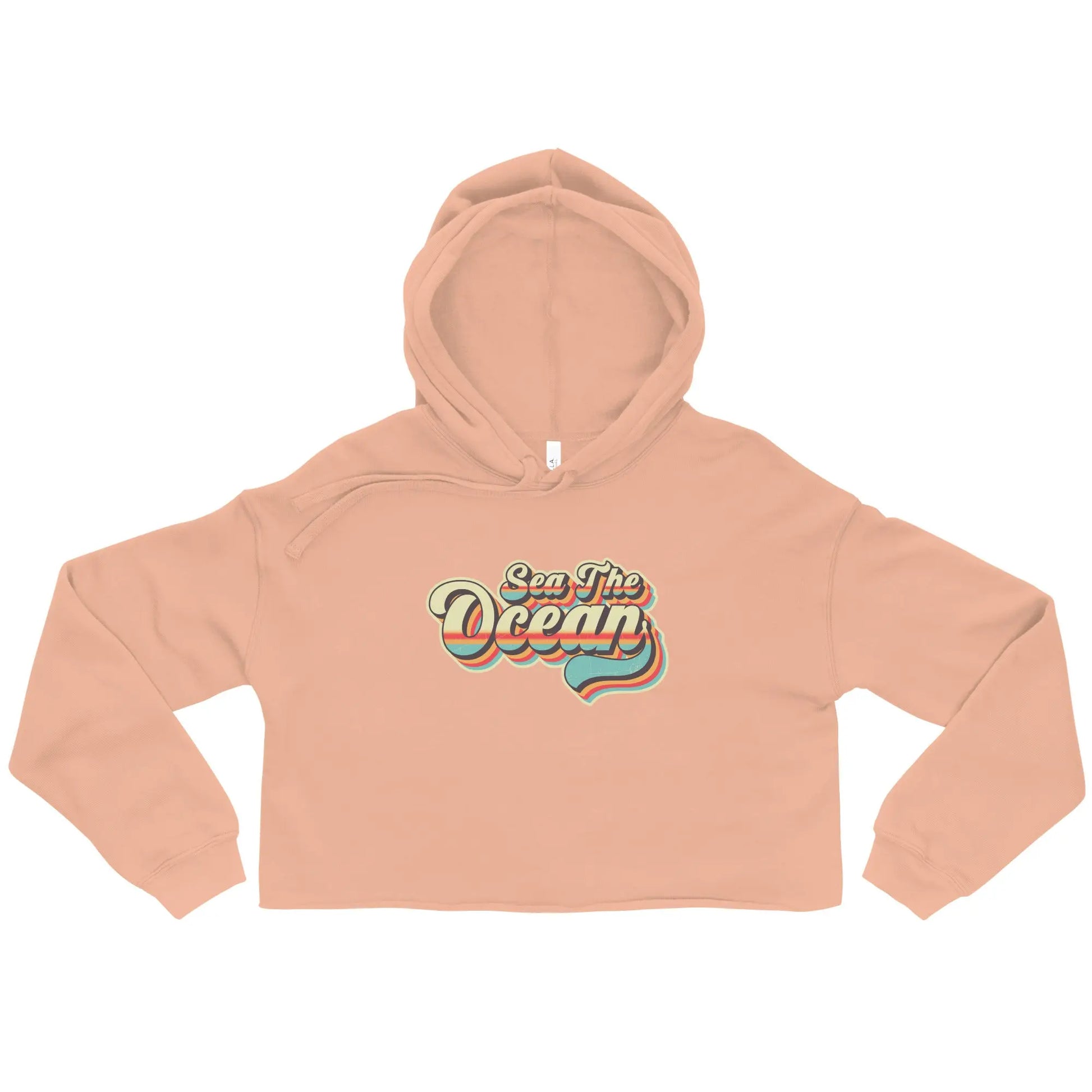 Sea The Ocean Women's Crop Hoodie - Coastal Journeyz