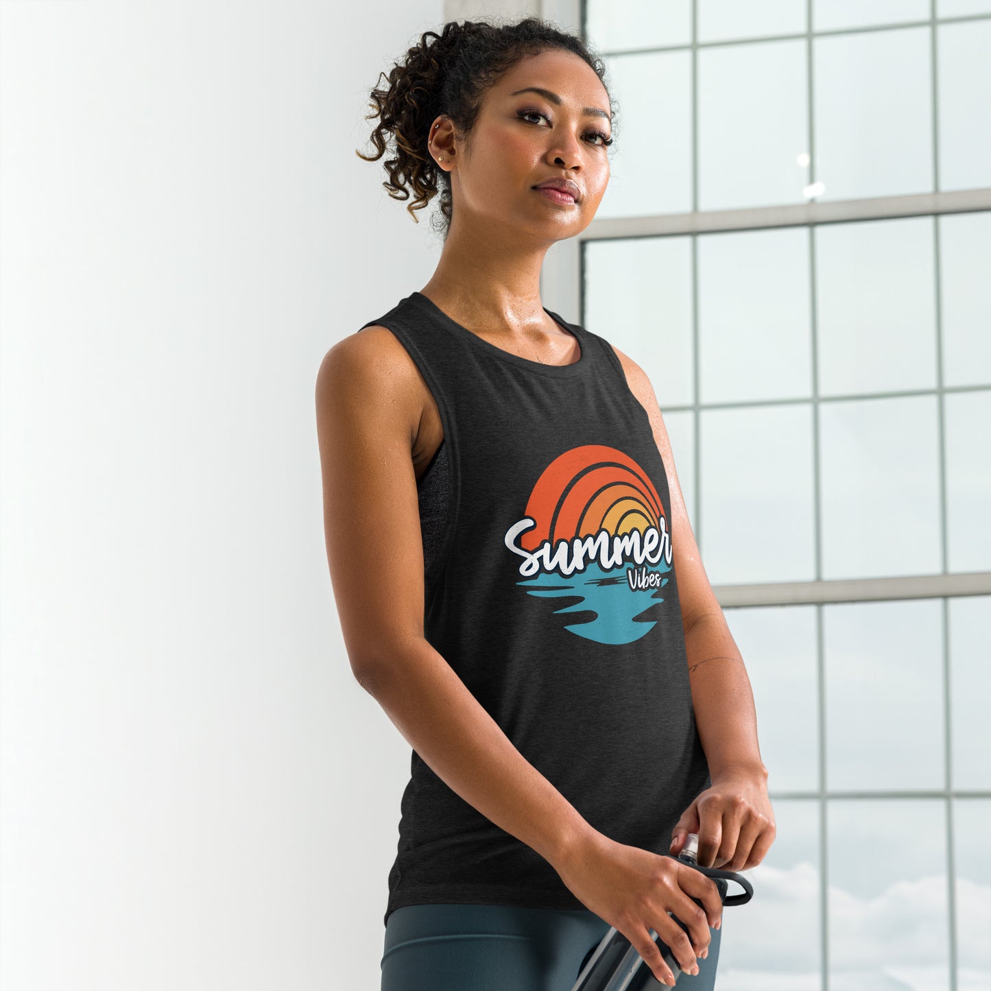 Summer Vibe Women's Muscle Tank