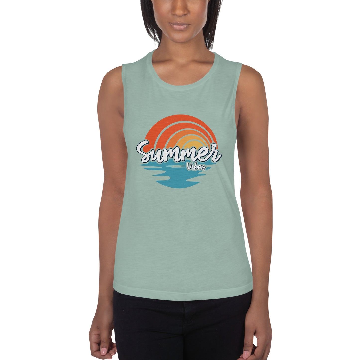 Summer Vibe Women's Muscle Tank