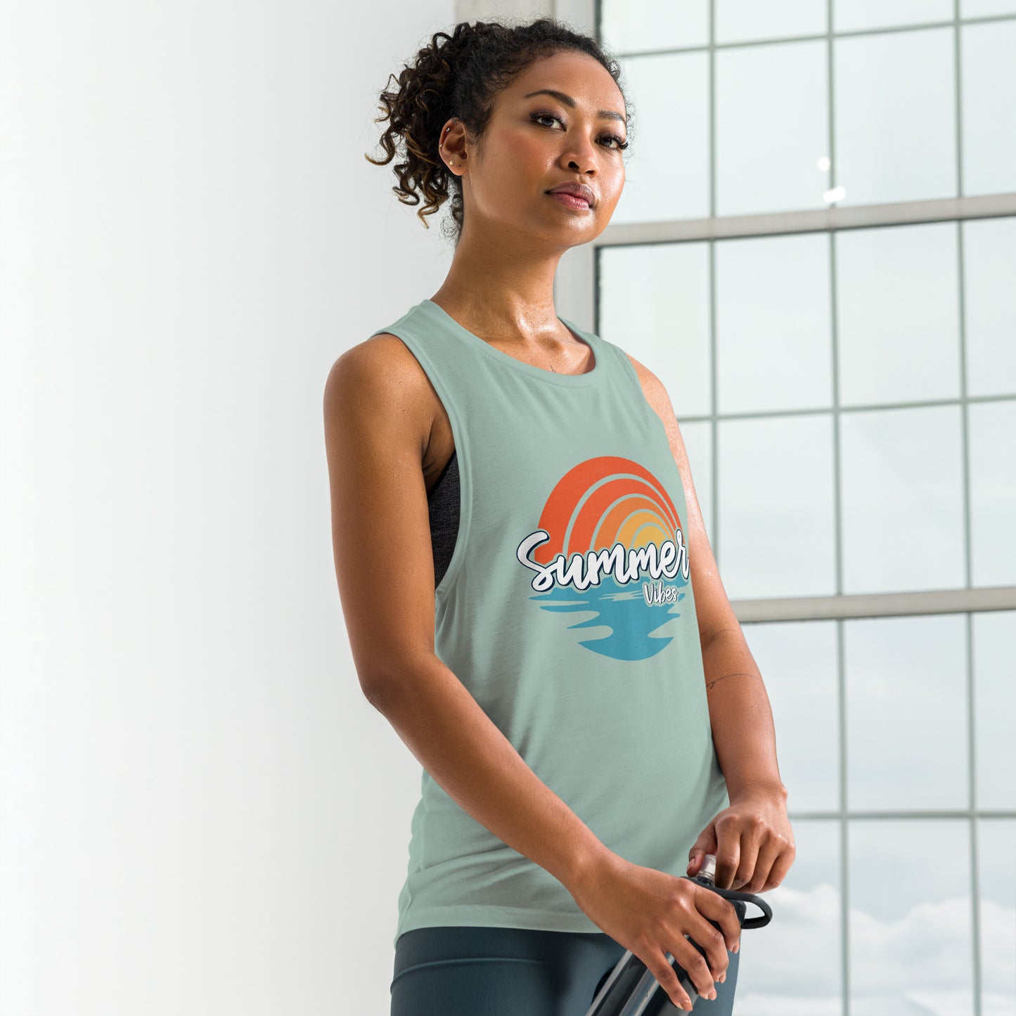 Summer Vibe Women's Muscle Tank