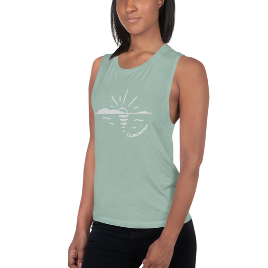 Sunrise Reflection Ladies’ Muscle Tank