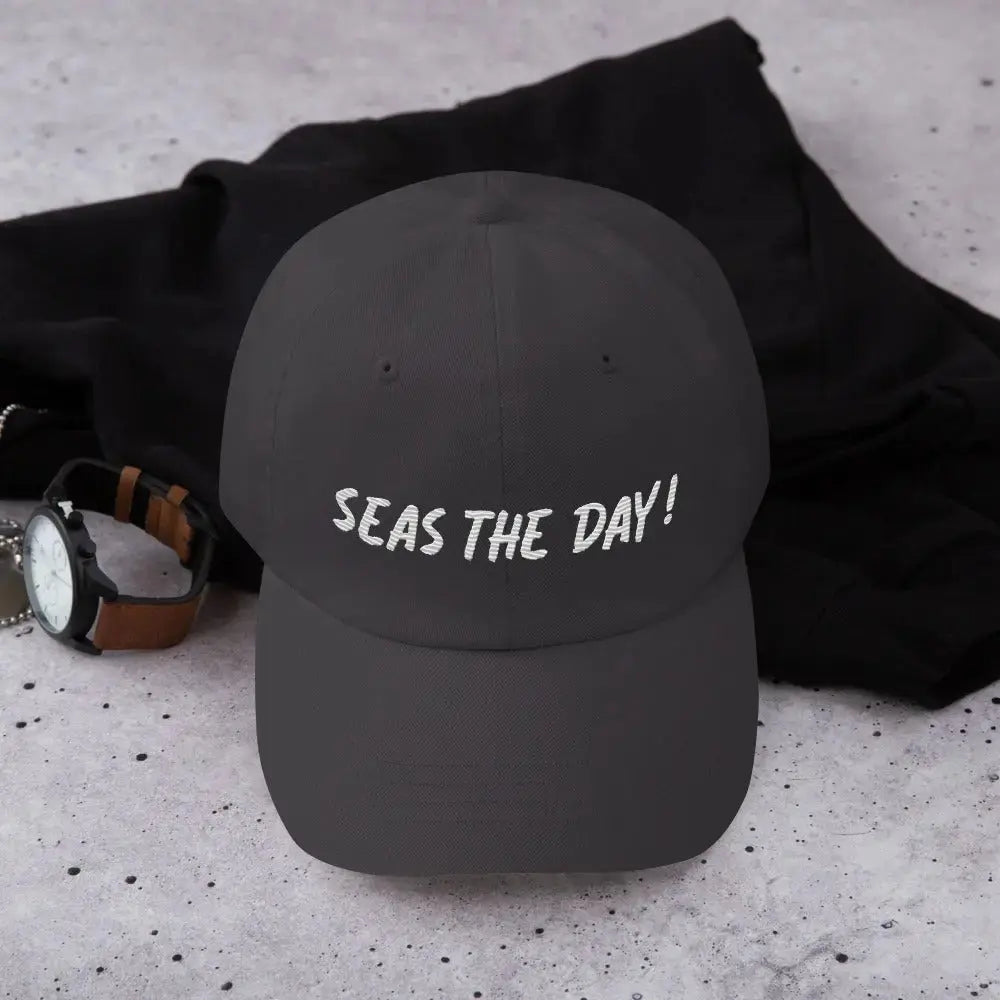 SEAS THE DAY with Coastal Journeyz Adult Unisex Baseball Cap - Coastal Journeyz4976103_12736