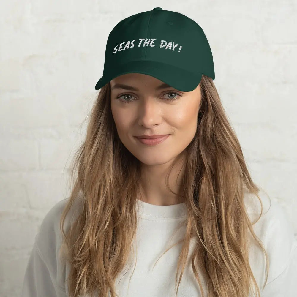 Seas The Day with this Coastal Adult Unisex Baseball Hat - Coastal Journeyz5368963_8745