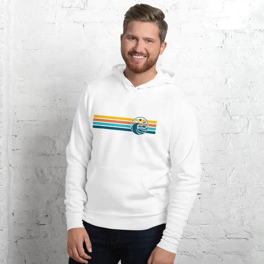 Retro Coastal Journeyz Beach Vibe Unisex Hoodie - Coastal Journeyz2689285_9221