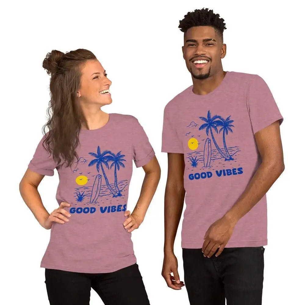 Retro Coastal Journeyz GOOD Vibe Unisex Tshirt - Coastal Journeyz5428619_10352