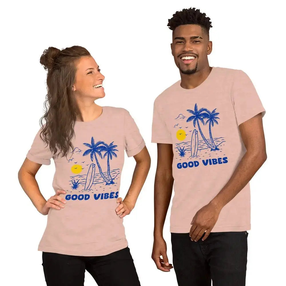 Retro Coastal Journeyz GOOD Vibe Unisex Tshirt - Coastal Journeyz5428619_9367