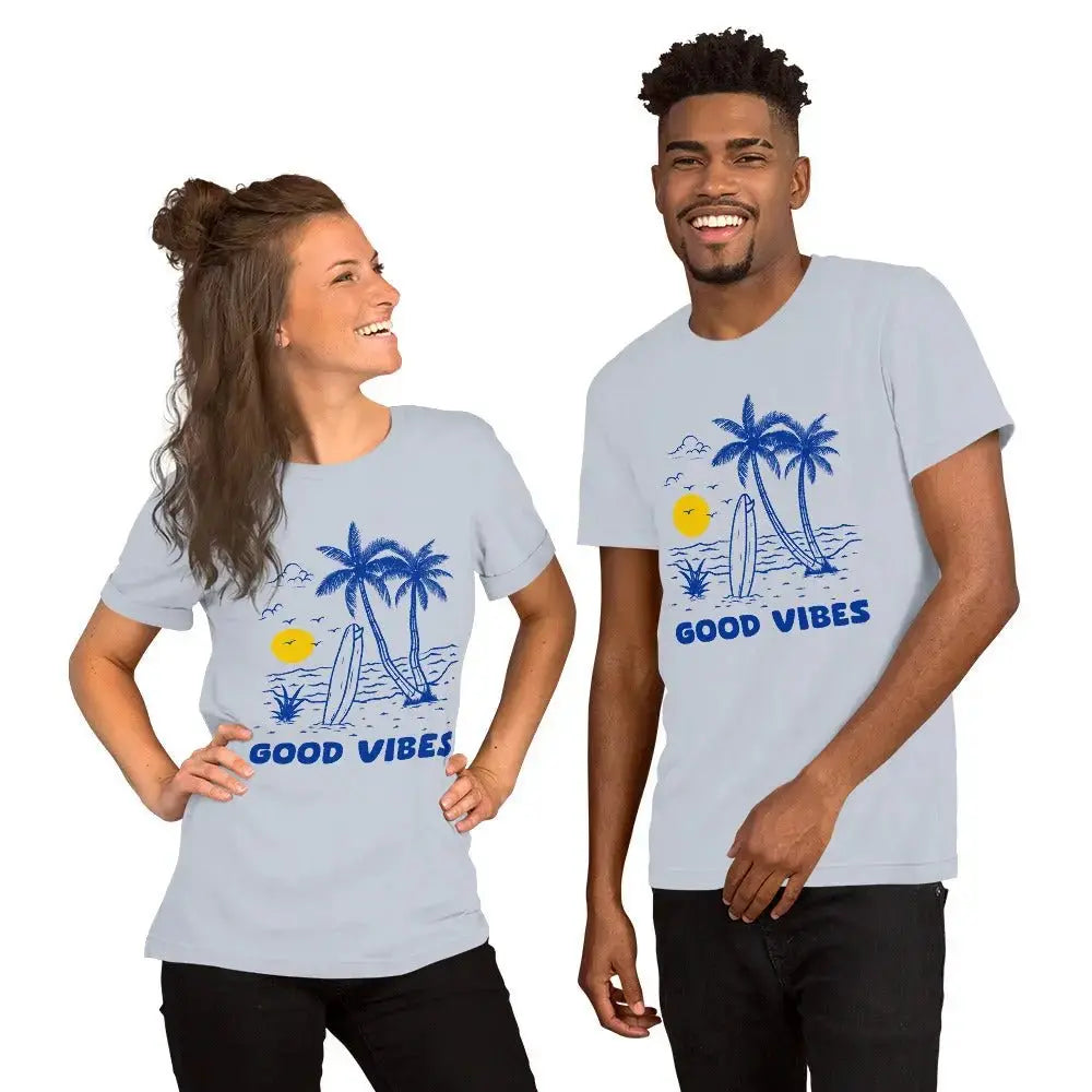 Retro Coastal Journeyz GOOD Vibe Unisex Tshirt - Coastal Journeyz5428619_4096