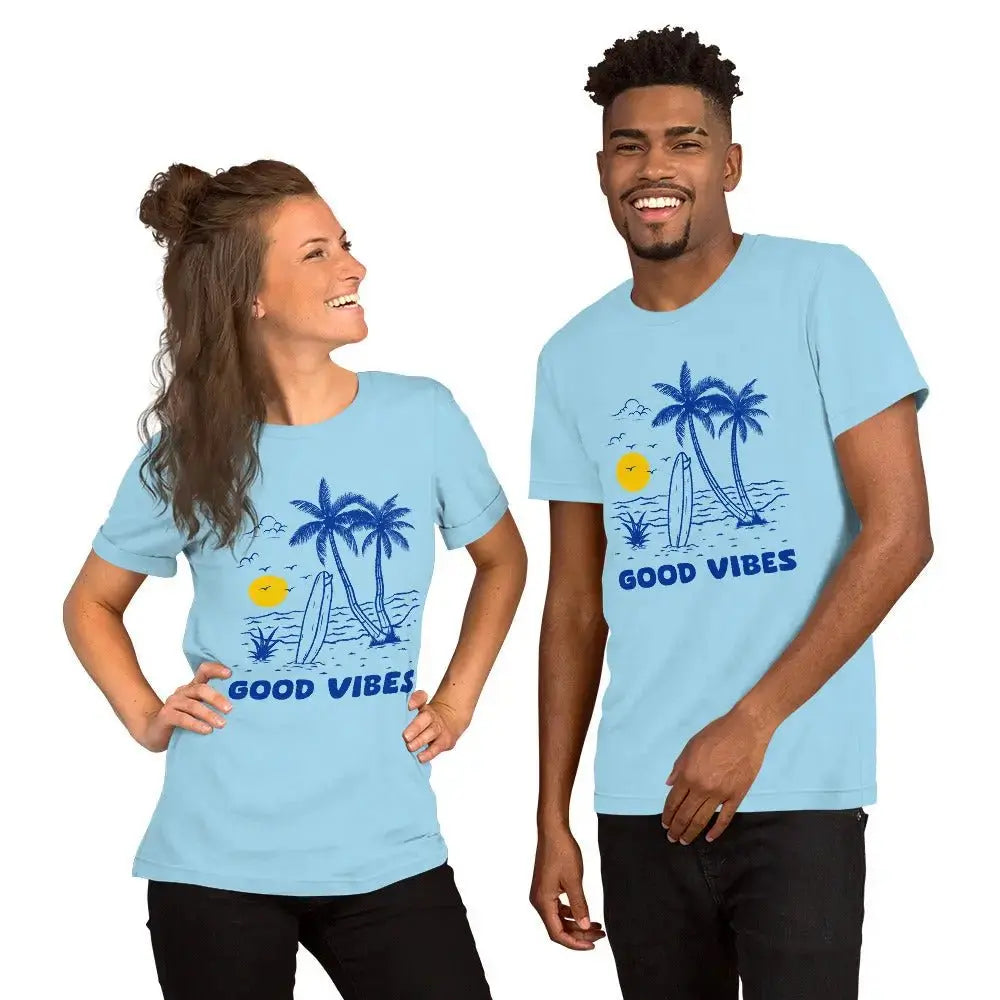 Retro Coastal Journeyz GOOD Vibe Unisex Tshirt - Coastal Journeyz5428619_4116